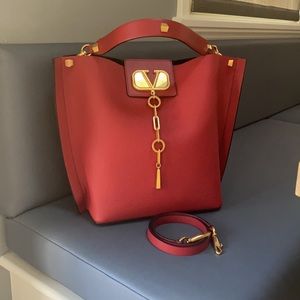 [SOLD] Red Valentino V-chain Hobo Bag